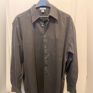 Giorgio Armani Charcoal Button Down Shirt